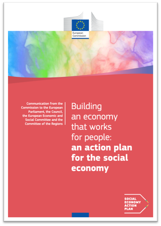 Cover of the social economy action plan