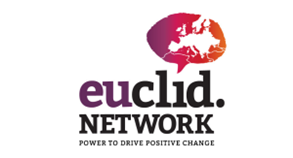 Euclid network with slogan